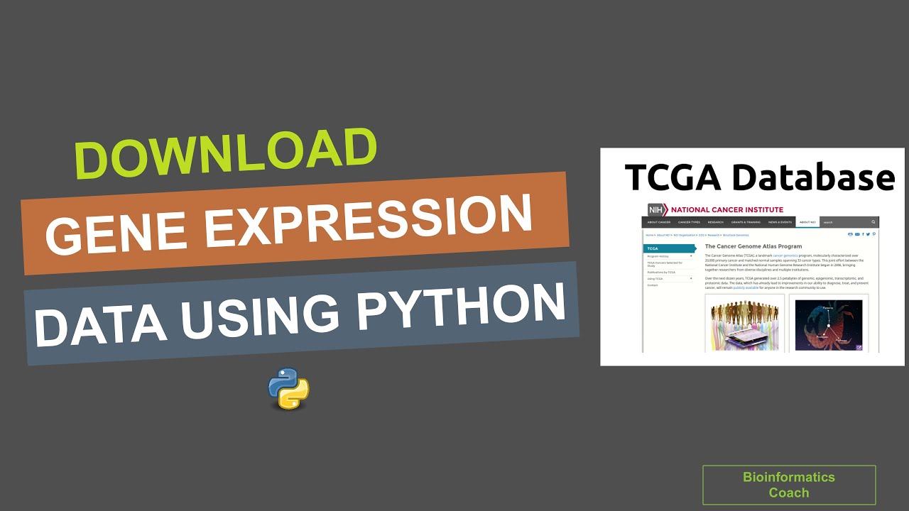 Bioinformatics for Beginners | Download Normal & Tumor gene expression data | tcga database | Python
