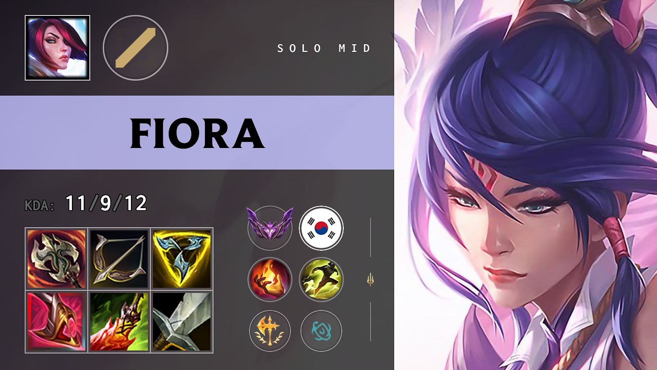 Fiora Mid vs Sylas - KR Master Patch 26.14