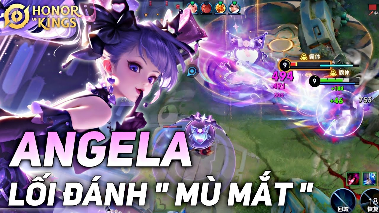 [ HONOR OF KINGS / VGVD ] MVP CỰC LẠ LÙNG CÙNG ANGELA ( SANRIO KUROMI ) MẶC DÙ QUĂNG CHIÊU MÙ MẮT