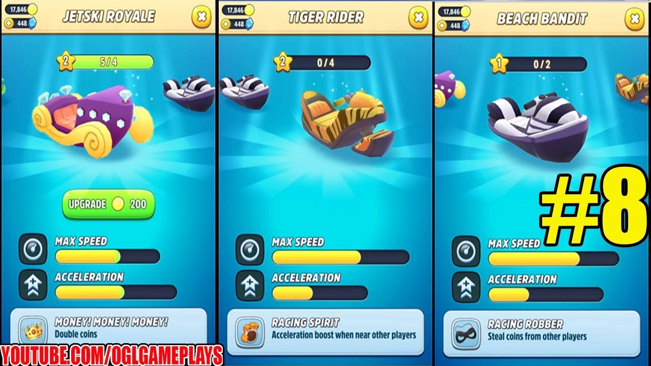 Talking Tom Jetski 2 New Boats and Daily Chest Opening Gameplay #8