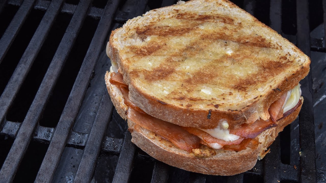 Spam and Swiss Grilled Cheese