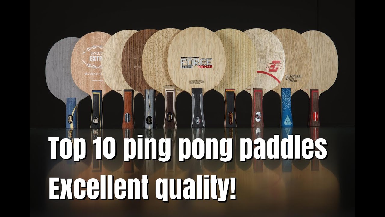 Top 10 Professional Table Tennis Blades (Excellent Quality)