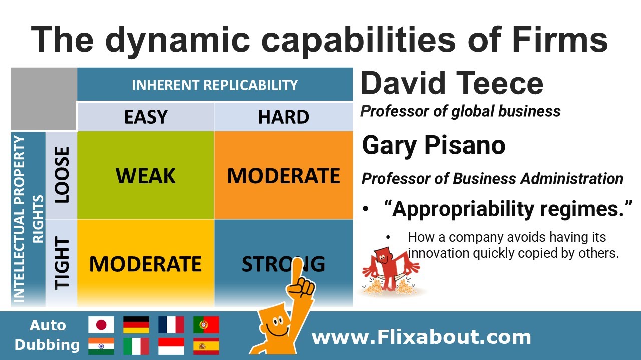 The dynamic capabilities of Firms David Teece and Gary Pisano