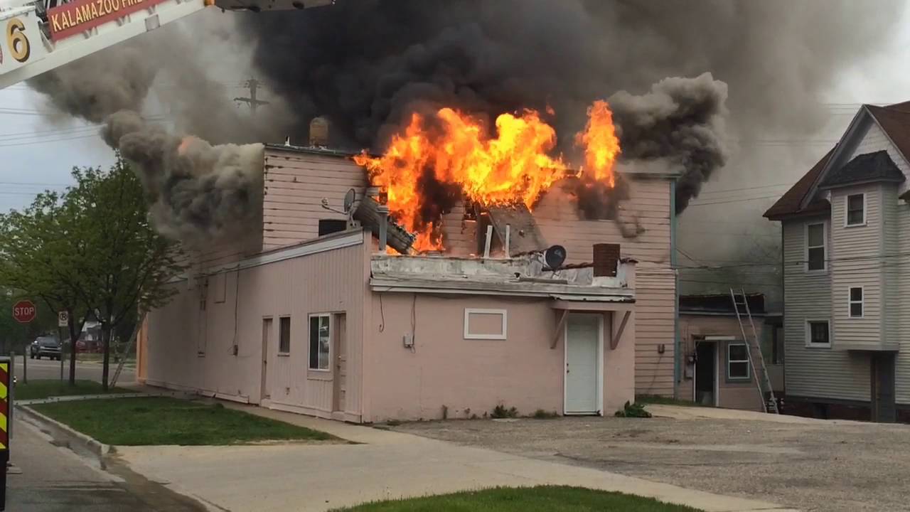 Raging Fire Guts Apartment/Business