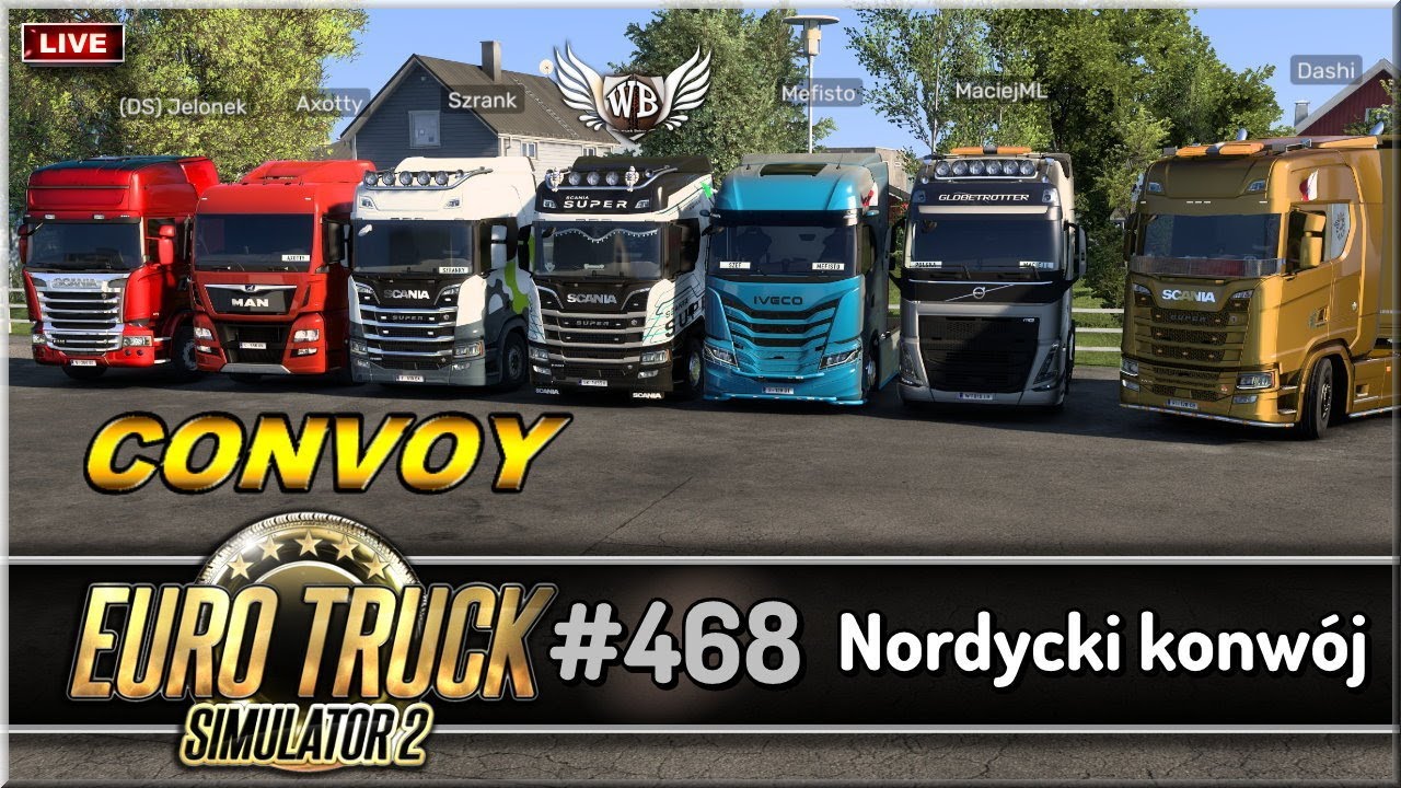 LIVE | Euro Truck Simulator 2 - #468  