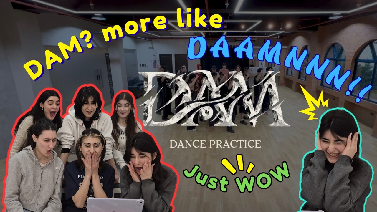 FIRST TIME REACTING TO SB19 | Kpop cover group reacts to SB19 - 'DAM' (Dance Practice)