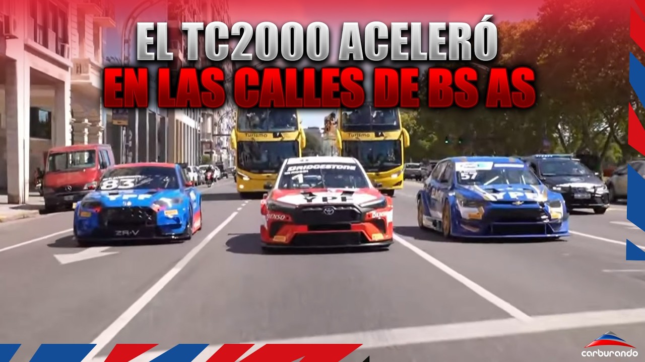 TC2000 | En el Obelisco, se presentó el callejero de Buenos Aires