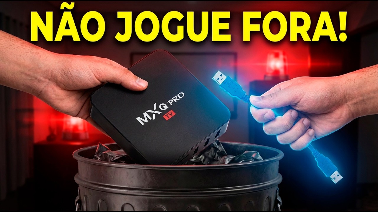 MXQ PRO 4K 5G TRAVOU? Recupere AGORA usando apenas um CABO USB MACHO!