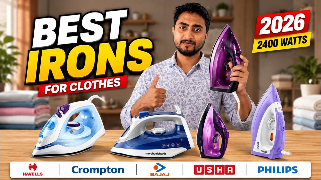 5 Best Iron for Clothes | Best Iron under 1000 | Best Steam Iron 2026 | Best Dry Iron 2026