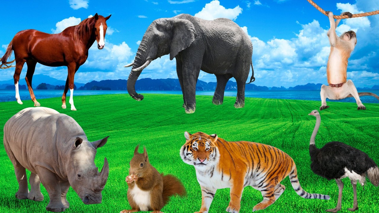 Wild Instincts: Tigers, Elephants, Monkeys, Squirrels, Birds, Fish