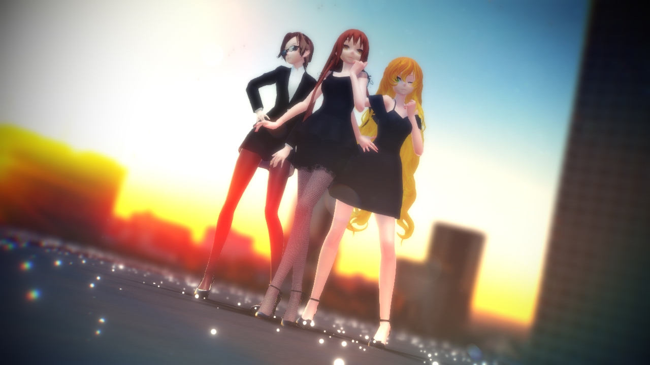 『 MMD 』Girls ◇ Mystic Messenger