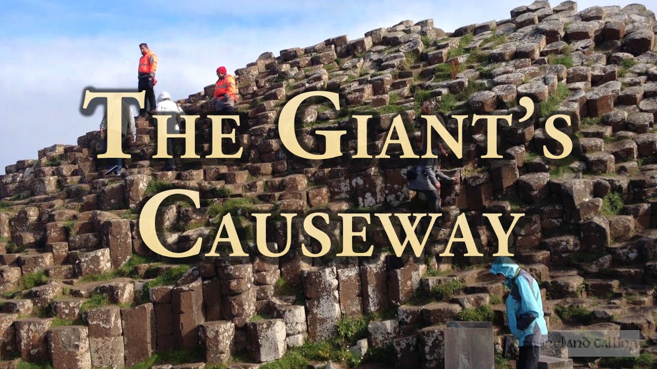 The Giant's Causeway in the north of Ireland