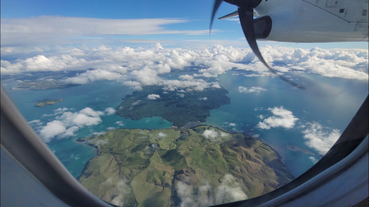Landing Auckland AKL, Dash 8-300