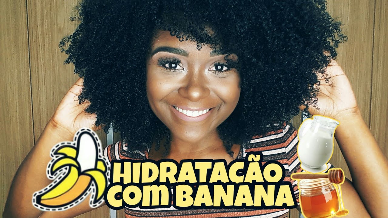 SUPER HIDRATAÇÃO COM BANANA E MEL