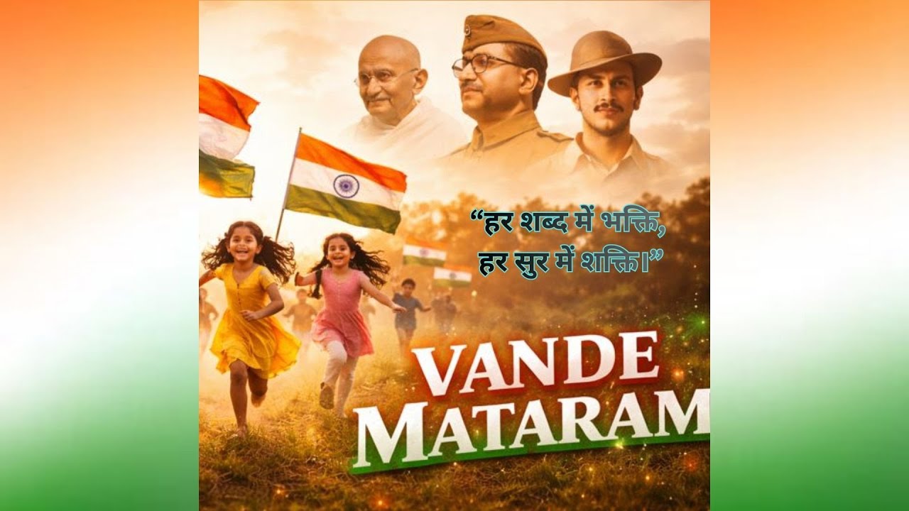 वंदे मातरम् | Vande Mataram | राष्ट्रीय गीत | Patriotic Song India | #vandemataram