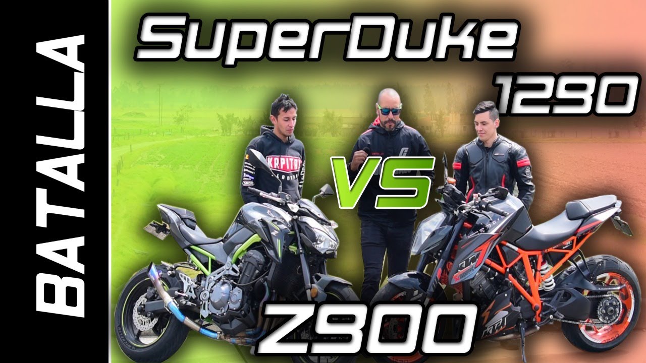 SUPERDUKE 1290 VS Z900 | BATALLA A MUERTE | DRAG RACE  #FULLGASS