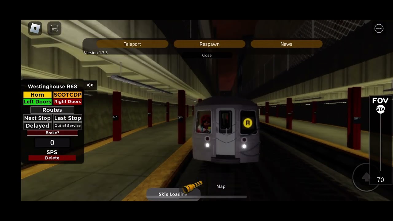Operating a R68 R Train (STA)