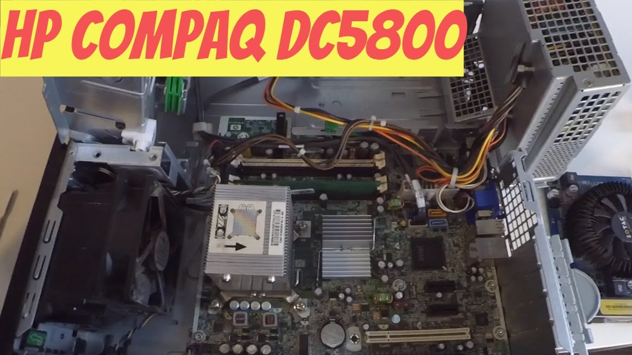 Необычный ПК.  HP Compaq dc5800