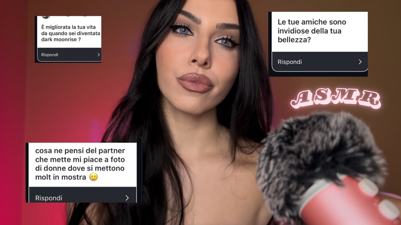 ASMR RISPONDO A DOMANDE ESTREMAMENTE PERSONALI 😱 (solo domande scomode!)