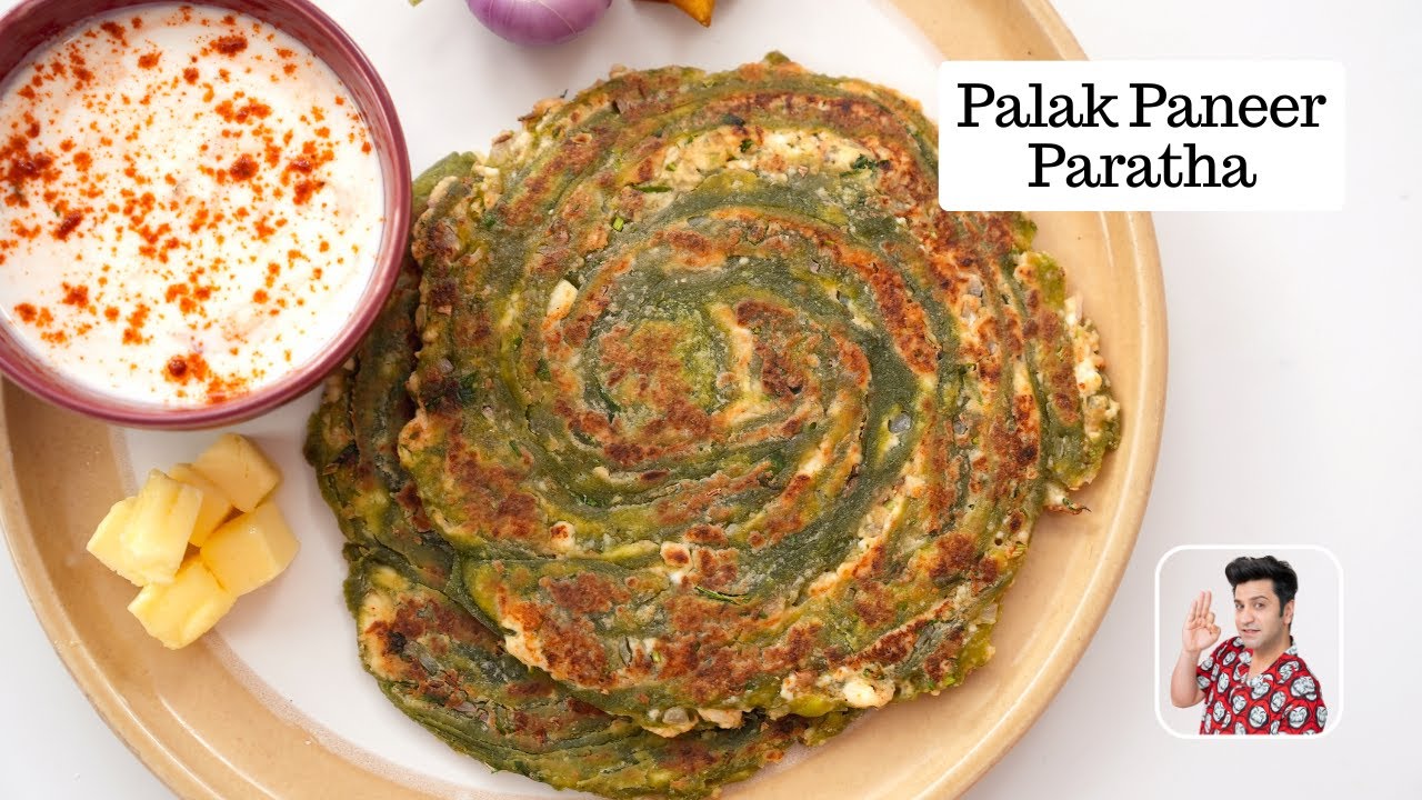 सुबह नाश्ते में बनाओ ये पालक पनीर के पराठें! | Palak Paneer Paratha - 2 Ways | Kunal Kapur Recipes