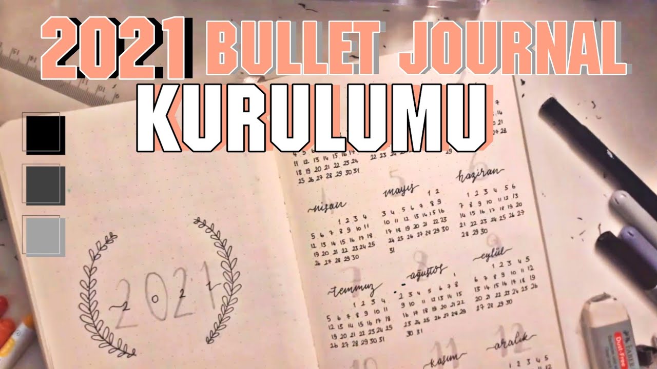 2021 BULLET JOURNAL KURULUMU | BULLET JOURNAL SET-UP #PLANWITHME