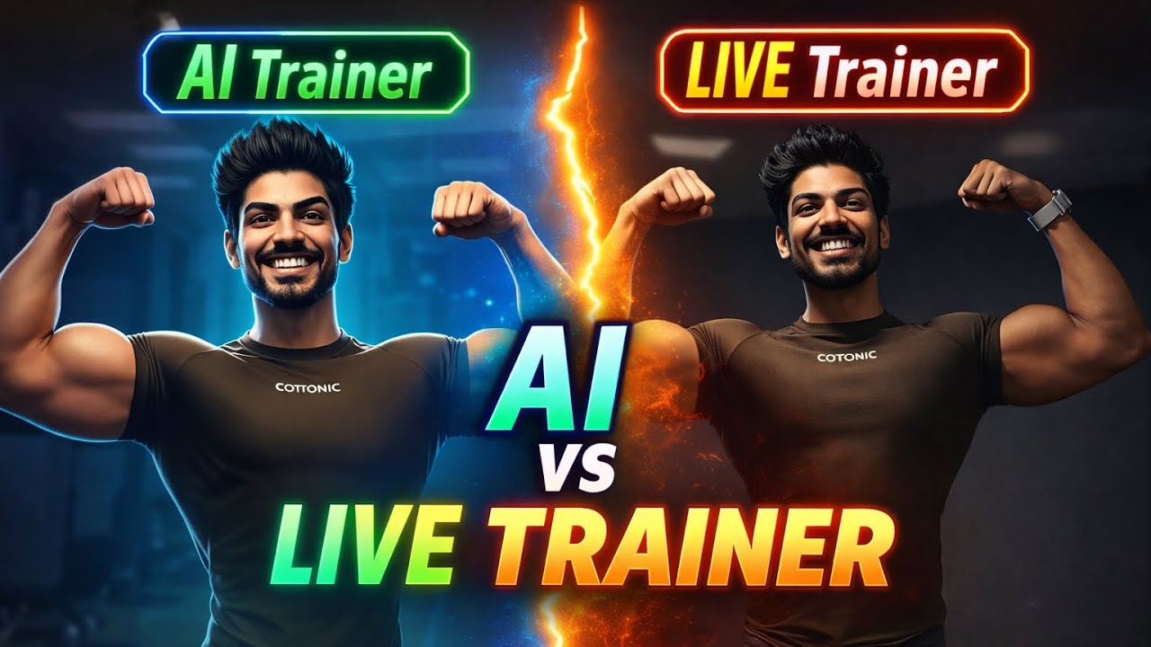 AI vs live trainer👍