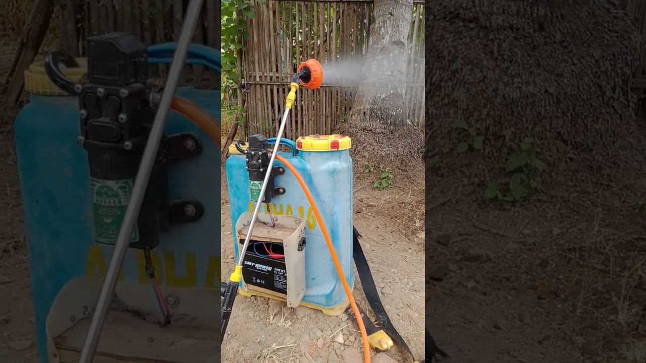 semburannya kenceng... sprayer rakitan