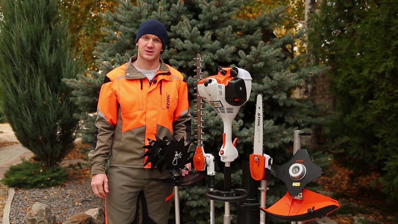 Комби-система STIHL KM56 RC, часть 2