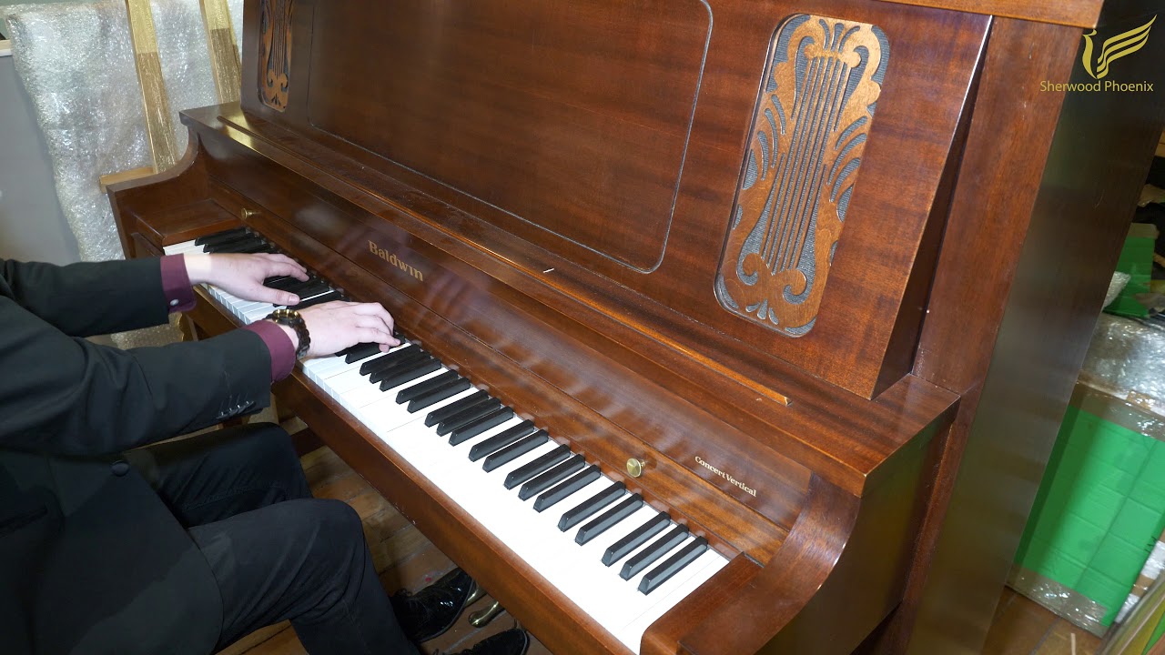 Baldwin Concert Vertical Upright Piano Serial No. 461842 - Demonstrated by Sherwood Phoenix