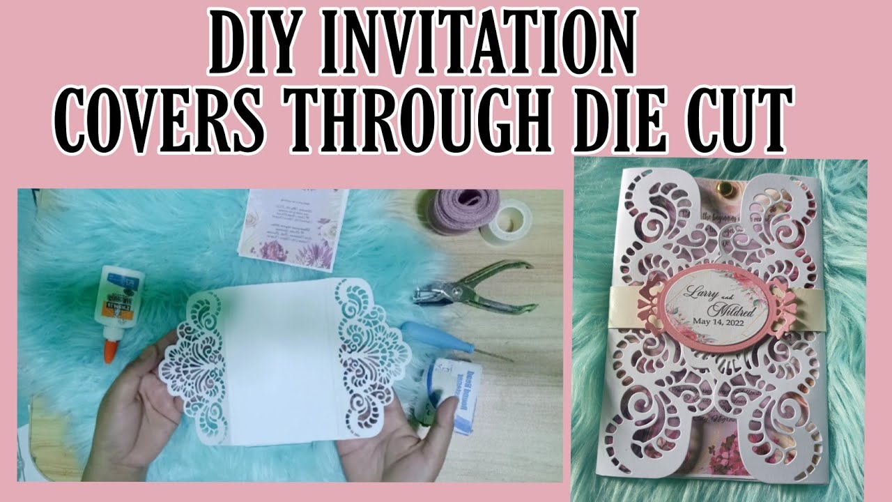 MAKING A WEDDING INVITATION COVERS THROUGH DIE CUTTING MACHINE(@shynetv5268 )