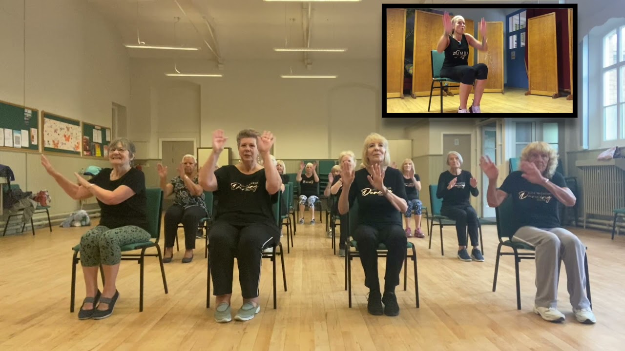 (8) ZUMBA® SUZY  SEATED JIVE 'Crocodile rock' FITSTEPS®