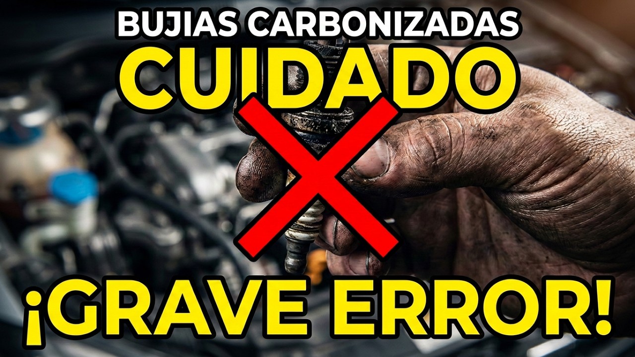 PORQUE Las BUJ&Iacute;AS Salen Carbonizadas 🚙 AQU&Iacute; TE LO EXPLICO💥