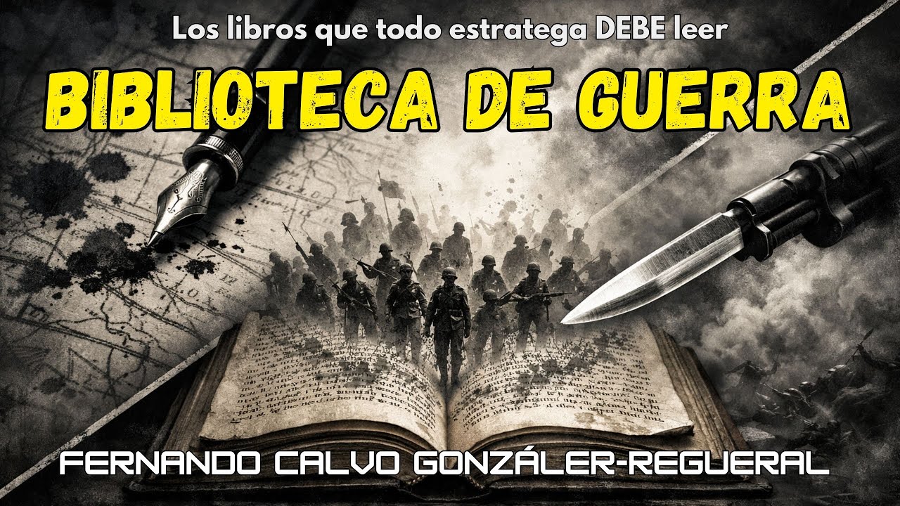 ESPADA Y PLUMA: La Biblioteca que todo ESTRATEGA debe conocer | Con Fernando Calvo Regueral