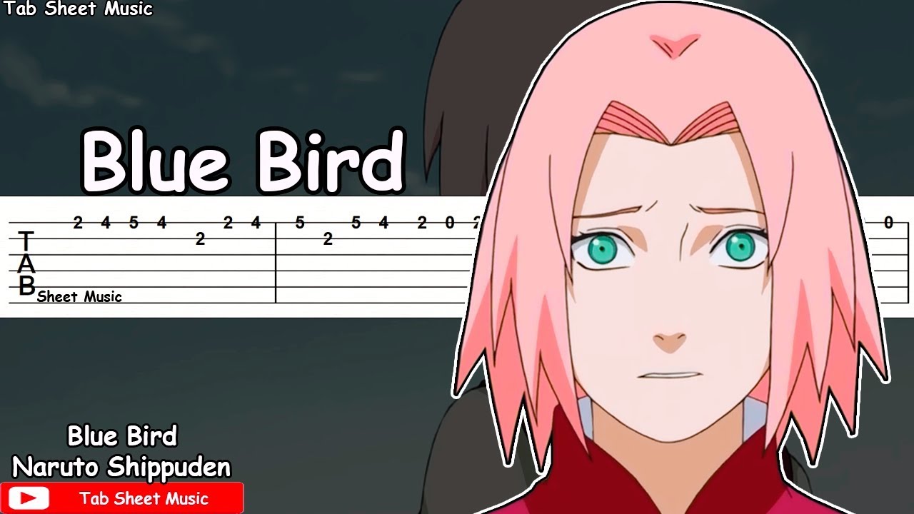 Naruto Shippuden OP 3 - Blue Bird Guitar Tutorial