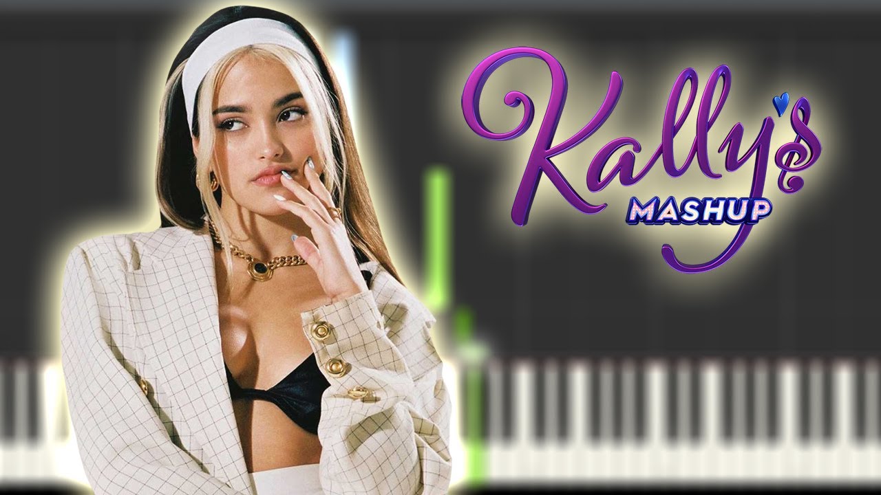 KALLY'S Mashup Cast - Worlds Collide  ft. Maia Reficco | Piano Tutorial / Partitura / Karaoke / MIDI