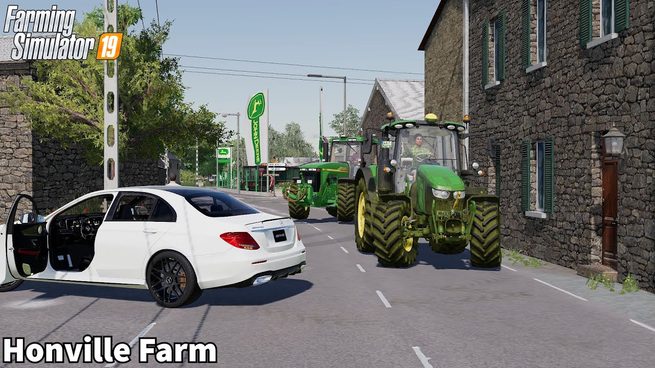 My New 🇫🇷 French 🇫🇷 Farm, Baling & Wrapping Grass Bales│Honvile│Multiplayer│FS 19│Timelapse#1