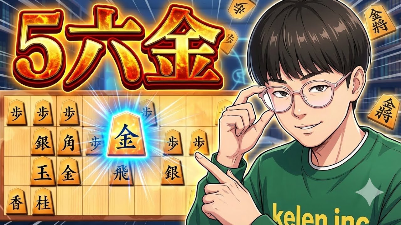 【中飛車左玉】工夫の5六金型