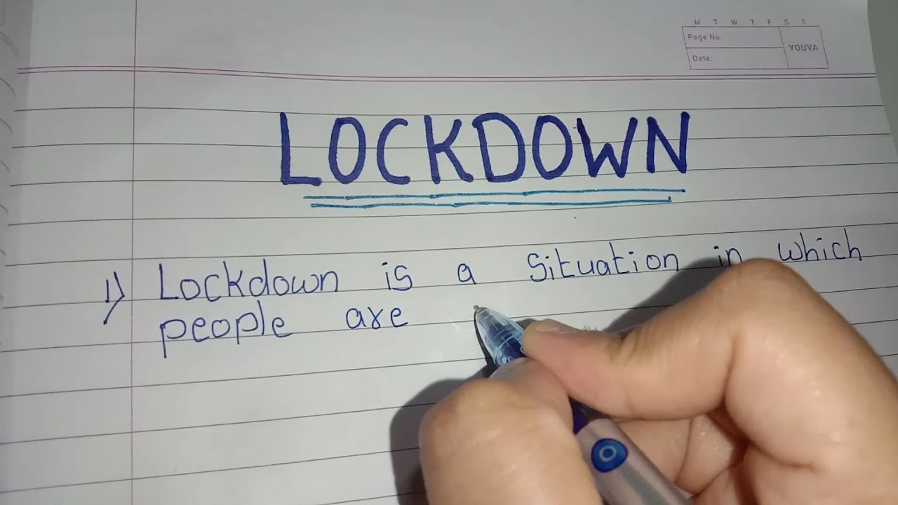 10 Lines on Lockdown in english // Essay on Lockdown // LOCKDOWN