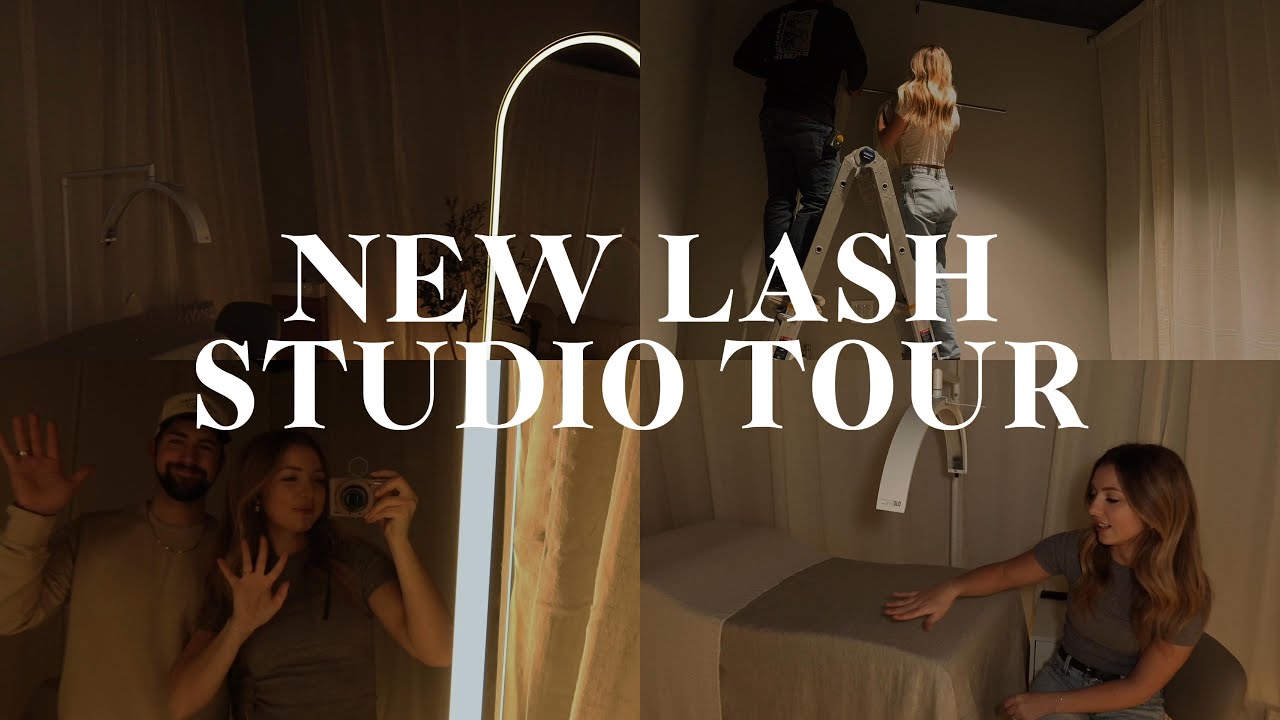 Designed my lash studio in only 1 week! | New City & No Clients | Salon Tour