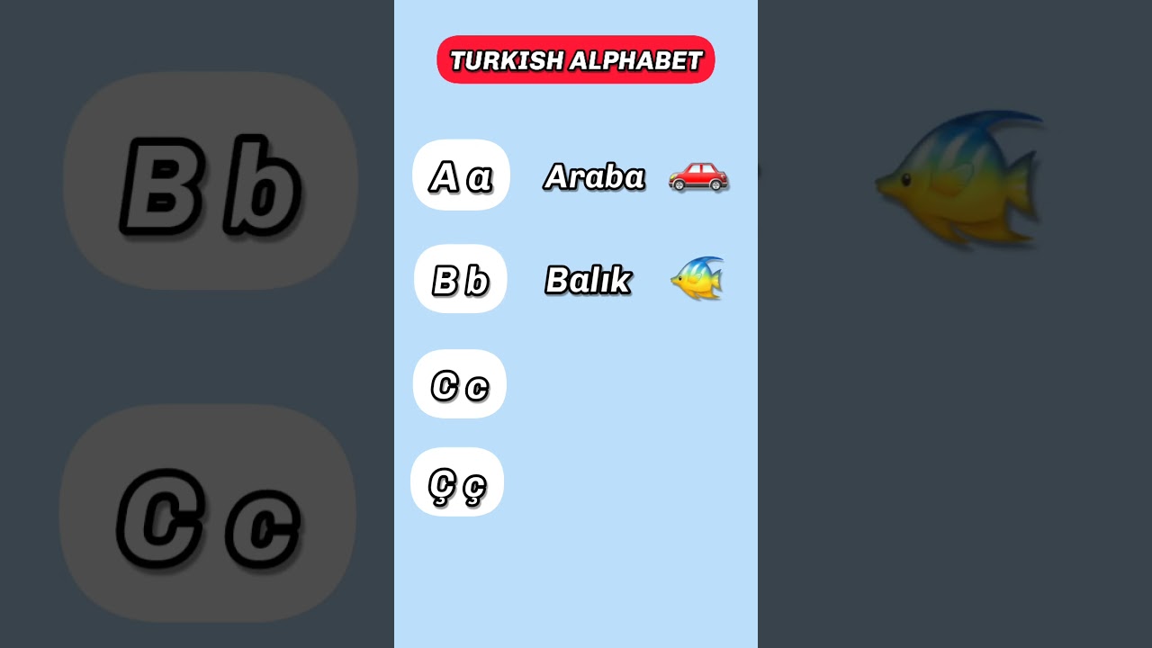 Turkish alphabet