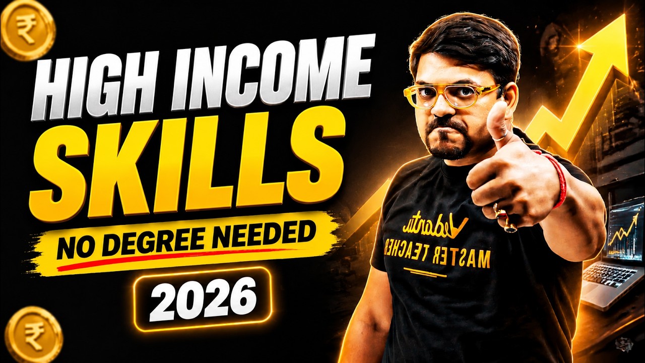 Top Skills to Learn in 2026 🔥 High Salary Jobs & Future Careers | Harsh sir