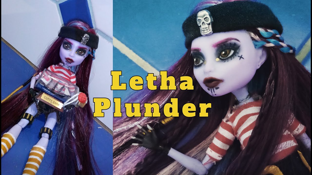 Review de Ma Custom Monster High - Letha Plunder (OOAK)