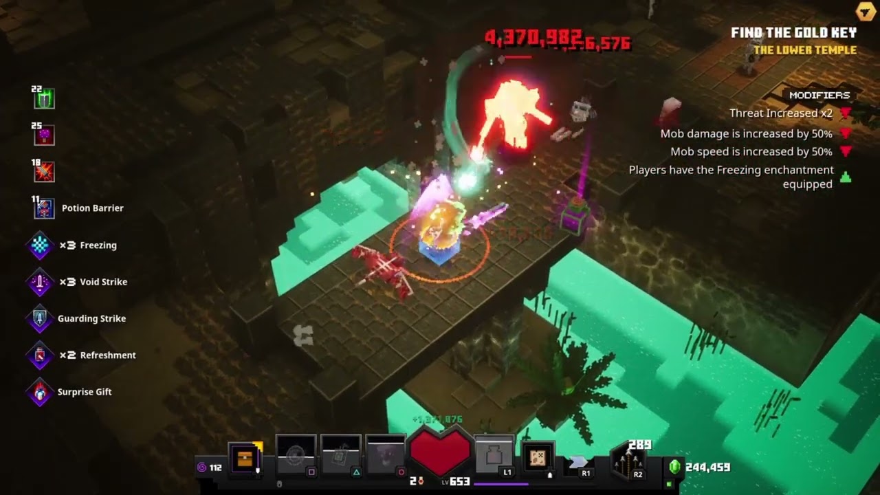 mystery armour moment | INIFINTE Botion Barrier Build | Lower Temple 6 Banner Daily Trial