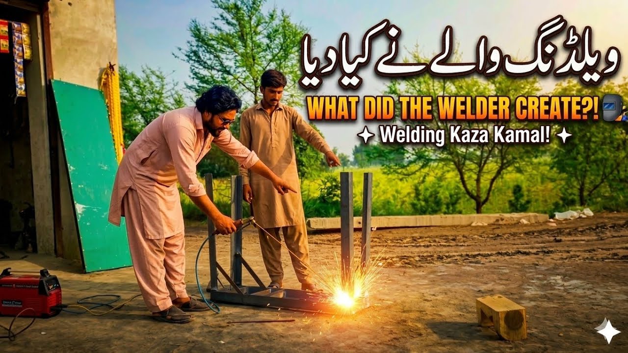 Welding Kaza Kamal! 🔥 Amazing Village Invention 😱