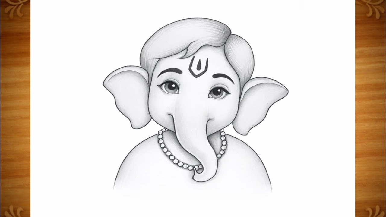 Easy Ganesha Drawing 🐘 | Ganpati Bappa Sketch Step by Step | Beautiful Pencil Art 2026 #drawing #art