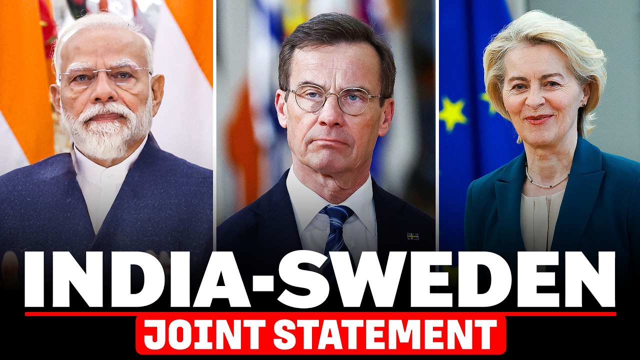 WATCH LIVE: PM Modi, Swedish PM Kristersson and EU's Ursula hold joint Press Conference | India