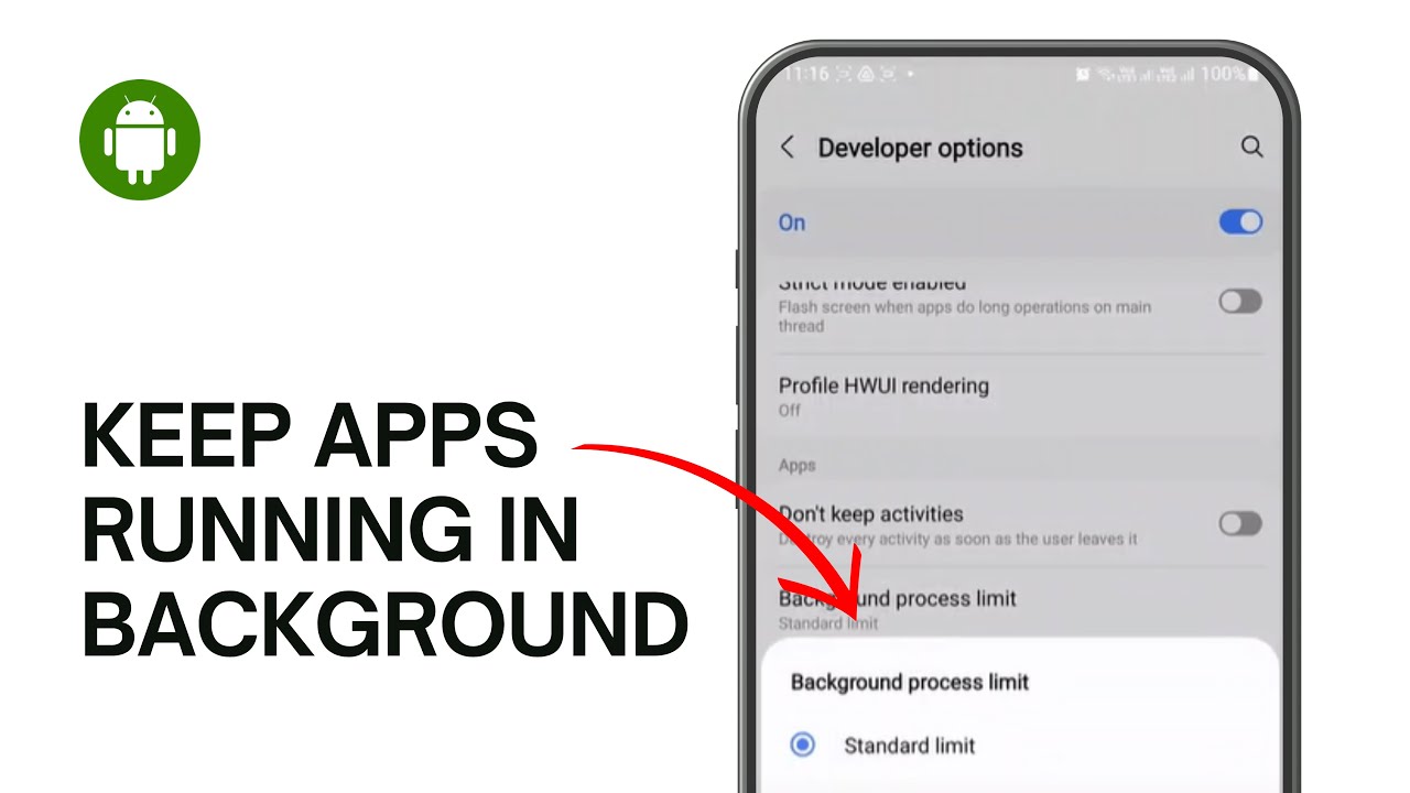 Как поддерживать работу приложений Android в фоновом режиме