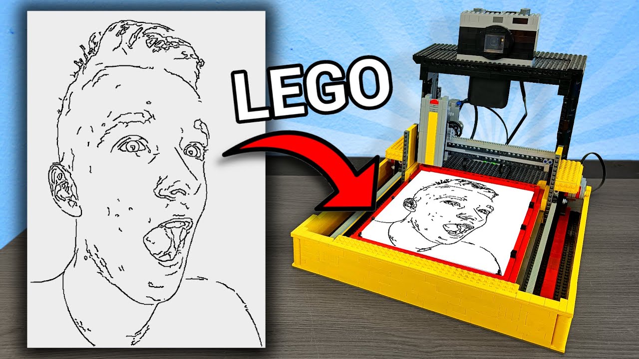 Эта машина LEGO рисует лучше, чем ты (возможно)