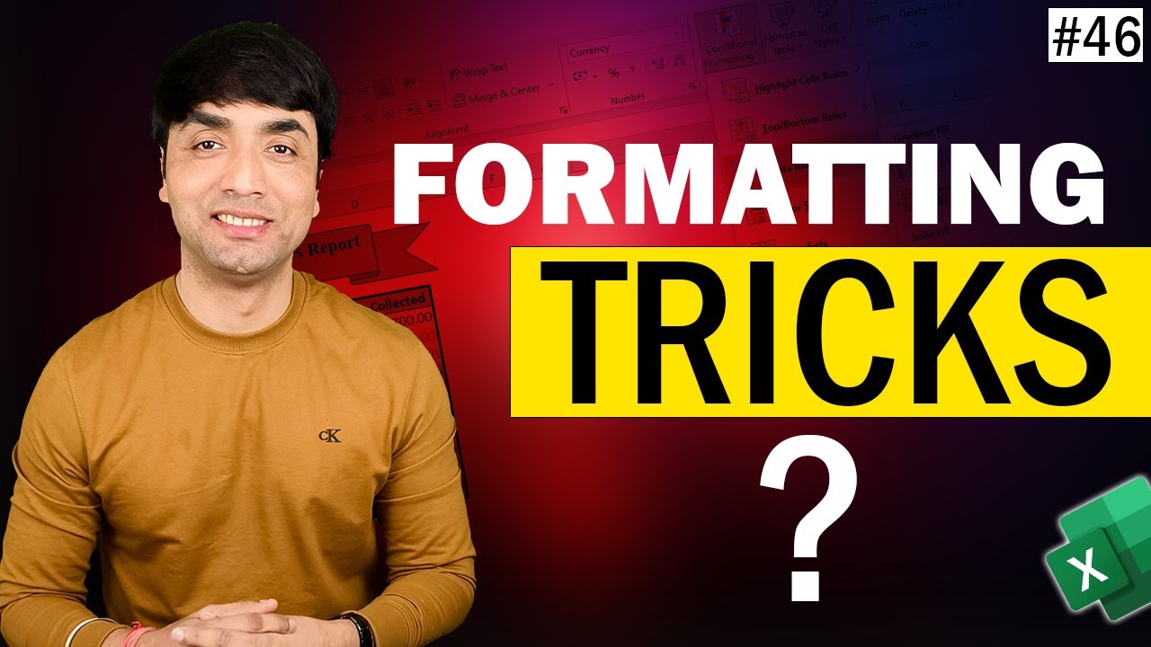 Top 5 Excel Formatting Cool Tricks | What's hidden?