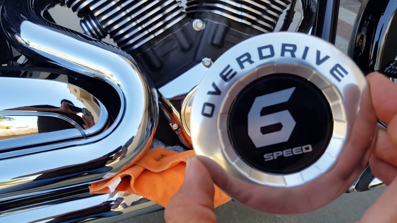 How to remove (the careful way) a cam cover emblem on Victory freedom engine